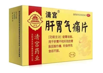 肝胃气痛片0.6*12*2板