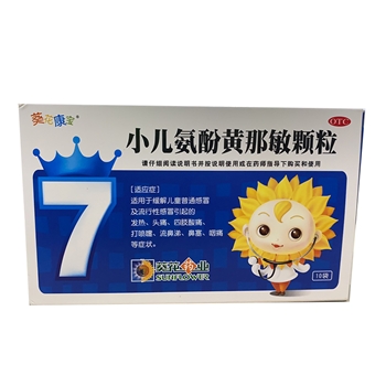 小儿氨酚黄那敏颗粒2g*10袋/盒
